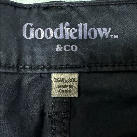 GOODFELLOW & CO NAVY BLUE MENS CHINO PANTS SIZE 36 WAIST X 30 INSEAM - Picture 7 of 11